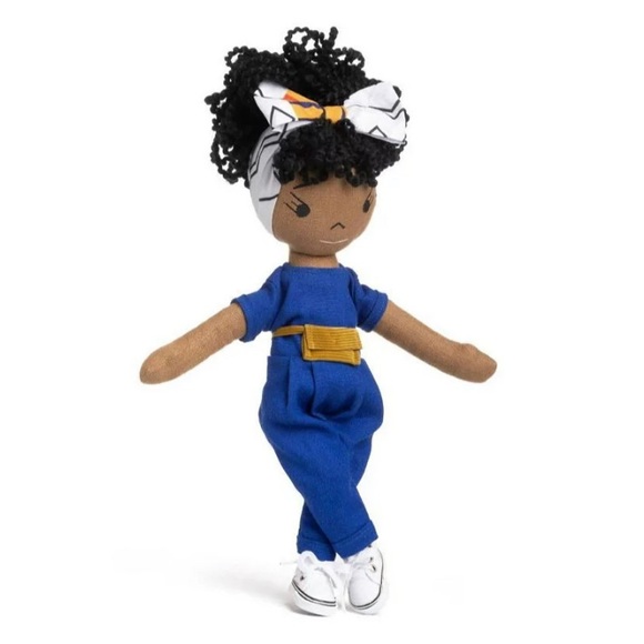 HARPERIMAN- HarperIman Mia 14'' Plush Linen Doll - Picture 3 of 4